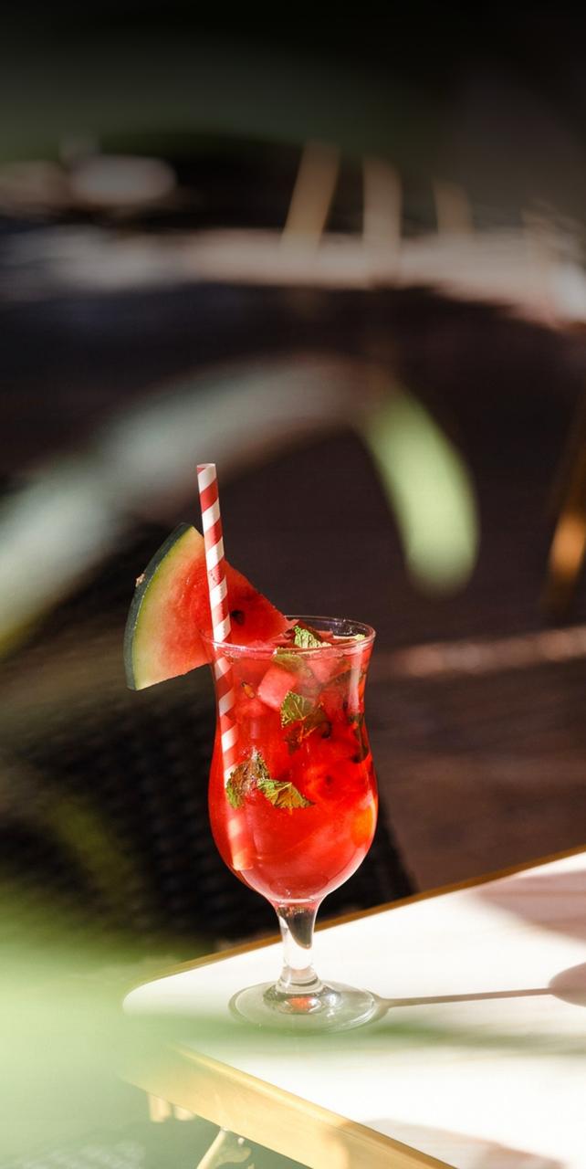Watermelon mojito at Cafe Avaia, Park Circus cafe